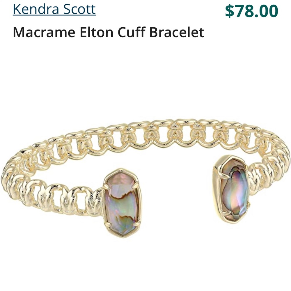 Kendra Scott abalone bracelet